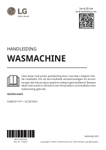 Handleiding LG F4WR7011SYB Wasmachine