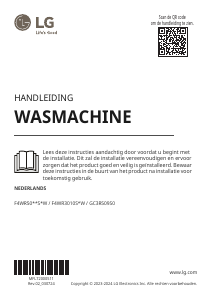 Handleiding LG F4WR5009S1W Wasmachine