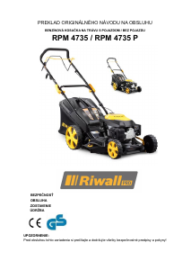 Návod Riwall RPM 4735 Kosačka