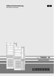 Bedienungsanleitung Liebherr C 3825 Kühl-gefrierkombination