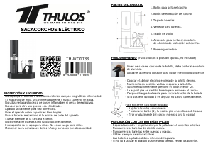 Manual de uso Thulos TH-WO1133 Sacacorchos