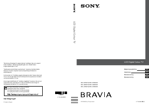 Käyttöohje Sony Bravia KDL-40W4500 Nestekidetelevisio