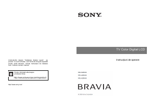 Manual Sony Bravia KDL-40Z4500 Televizor LCD