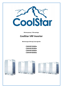 Bedienungsanleitung CoolStar CSMVRF33000a Wärmepumpe