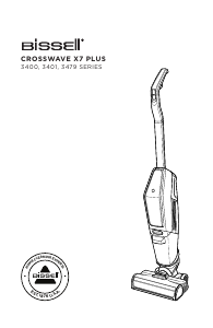 كتيب Bissell 3400N CrossWave X7 Plus مكنسة كهربائية