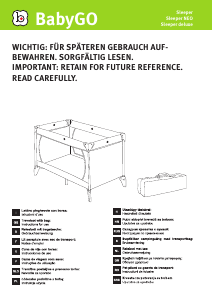 Manual de uso BabyGO Sleeper Cuna