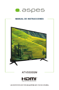 Manual Aspes ATV5500SM LED Television