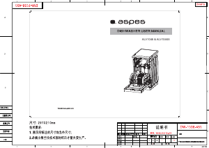 Manual Aspes ALV1046X Dishwasher