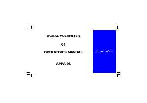 Manual APPA 97R Multimeter