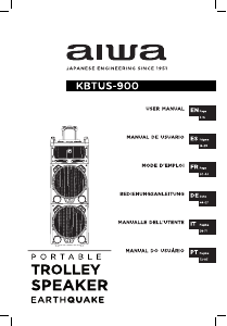 Manual de uso Aiwa KBTUS-900 Altavoz