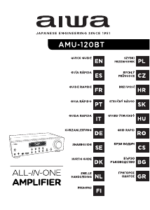 Manual de uso Aiwa AMU-120BT Amplificador