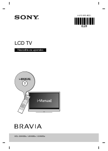 Priročnik Sony Bravia KDL-46HX850 LCD-televizor