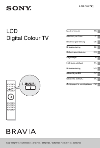 Brugsanvisning Sony Bravia KDL-46NX705 LCD TV