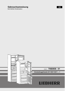 Bedienungsanleitung Liebherr CU 2311 Kühl-gefrierkombination