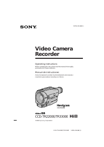 Manual de uso Sony CCD-TR2200E Videocámara