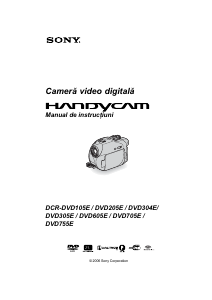 Manual Sony DCR-DVD105E Cameră video