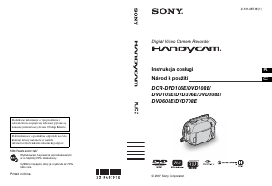 Manuál Sony DCR-DVD106E Videokamera