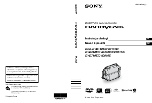 Manuál Sony DCR-DVD110E Videokamera