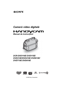 Manual Sony DCR-DVD115E Cameră video