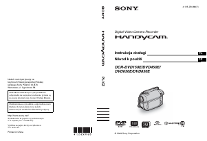Manuál Sony DCR-DVD150E Videokamera
