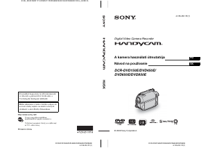 Návod Sony DCR-DVD150E Videokamera