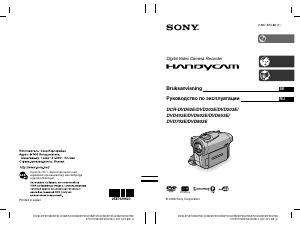 Bruksanvisning Sony DCR-DVD202E Videokamera