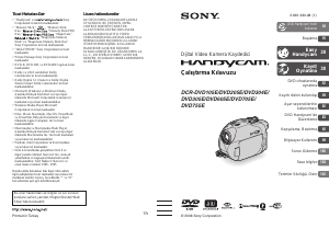 Kullanım kılavuzu Sony DCR-DVD205E Kaydedici kamera