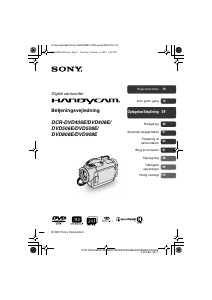 Brugsanvisning Sony DCR-DVD406E Videokamera