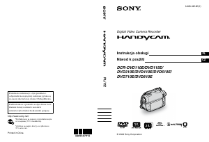 Manuál Sony DCR-DVD410E Videokamera