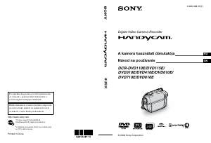 Használati útmutató Sony DCR-DVD410E Videokamera