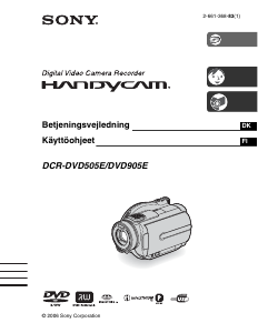 Brugsanvisning Sony DCR-DVD505E Videokamera