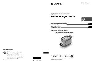 Käyttöohje Sony DCR-HC43E Kameranauhuri