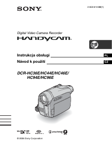 Instrukcja Sony DCR-HC94E Kamera