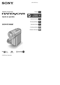 Priručnik Sony DCR-PC1000E Videokamera