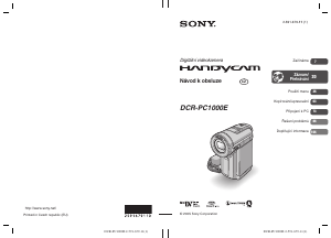 Manuál Sony DCR-PC1000E Videokamera