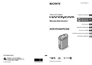 Manuale Sony DCR-PC55E Videocamera