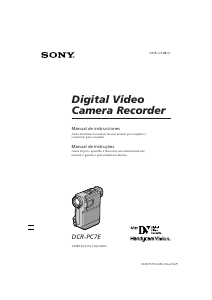Manual Sony DCR-PC7E Câmara de vídeo