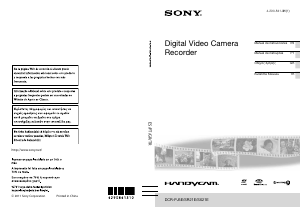 Manual Sony DCR-PJ5E Câmara de vídeo