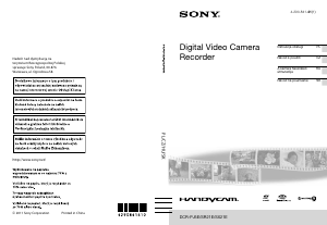 Használati útmutató Sony DCR-SR21E Videokamera