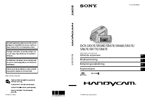 Manual Sony DCR-SR37E Cameră video
