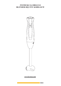 Manual Kernau KSHB 610 W Hand Blender