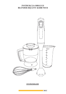 Manual Kernau KSHB 910 B Hand Blender