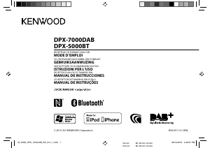 Manual de uso Kenwood DPX-7000DAB Radio para coche