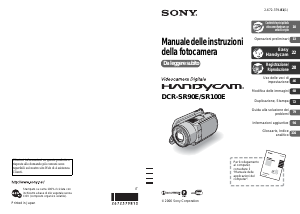 Manuale Sony DCR-SR90E Videocamera