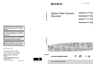 Käyttöohje Sony DCR-SX45E Kameranauhuri