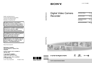 Návod Sony DCR-SX45E Videokamera