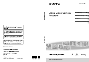 Käyttöohje Sony DCR-SX85E Kameranauhuri