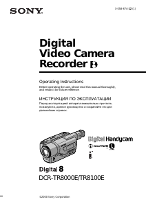 Manual Sony DCR-TR8000E Camcorder