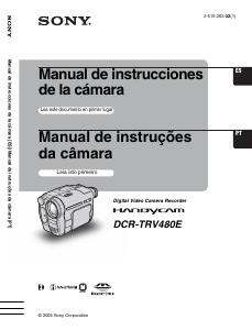 Manual Sony DCR-TRV480E Câmara de vídeo