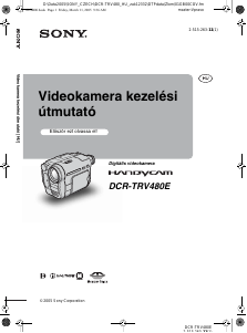 Használati útmutató Sony DCR-TRV480E Videokamera